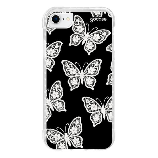 Capinha para celular  Borboleta Rendada Pattern