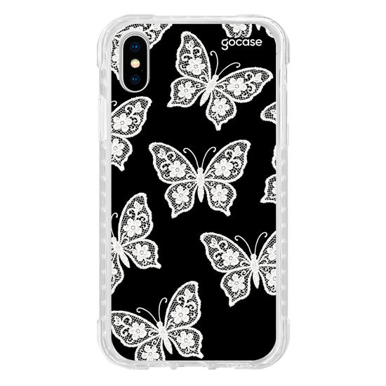 Capinha para celular  Borboleta Rendada Pattern