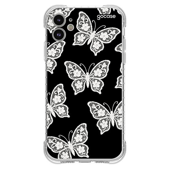 Capinha para celular  Borboleta Rendada Pattern