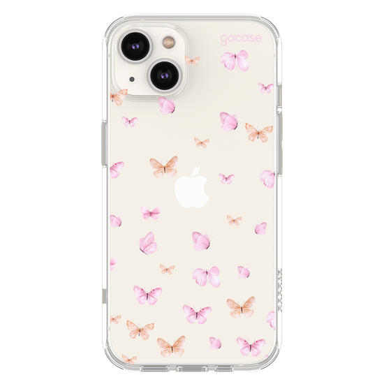 Capinha para celular  Borboletas Aquarelada Flutuantes