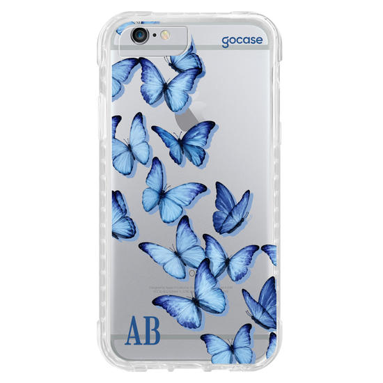 Capinha para celular  Borboletas Azuis