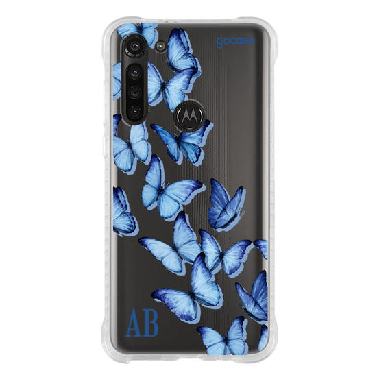 Capinha para celular  Borboletas Azuis