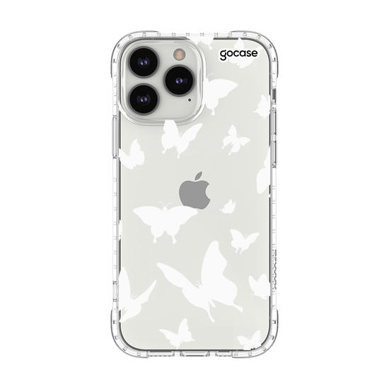 Capinha para celular Borboletas Brancas Manuscrita