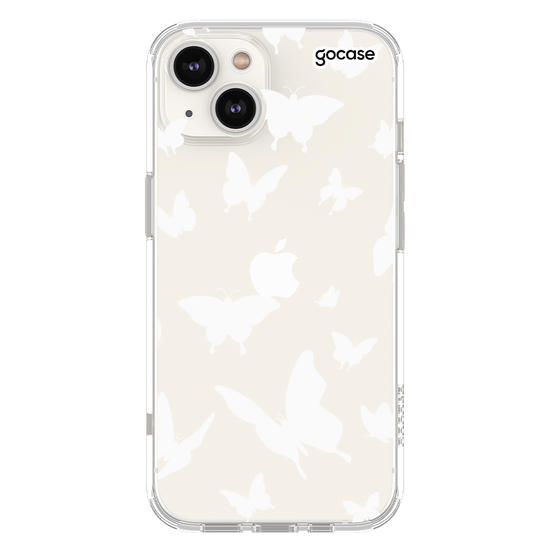Capinha para celular Borboletas Brancas Manuscrita