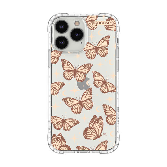 Capinha para celular  Borboletas Celestiais Marrom