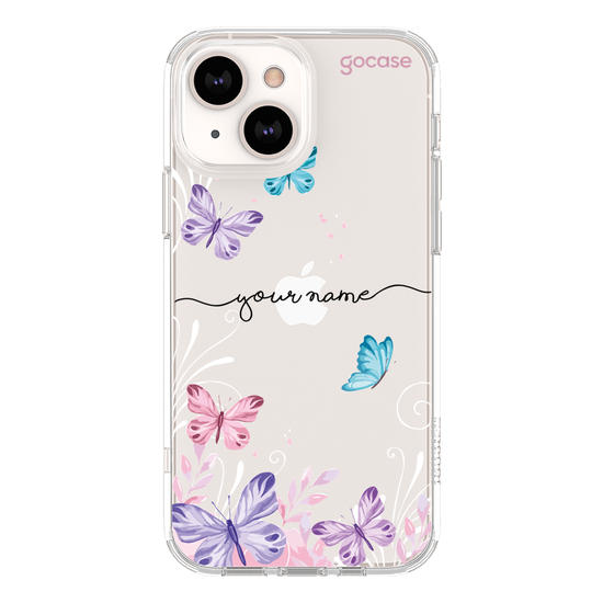 Watercolor Butterflies Clean Phone Case