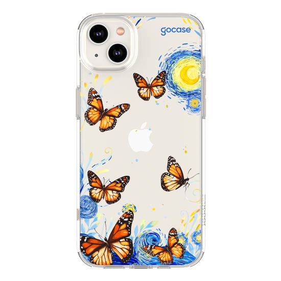 Capinha para celular  Van Gogh - Borboletas com Aquarela