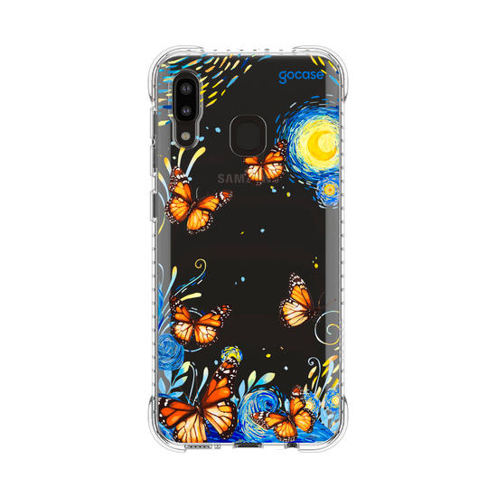 Capinha para celular  Van Gogh - Borboletas com Aquarela