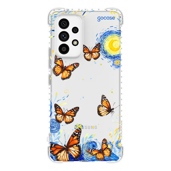 Capinha para celular  Van Gogh - Borboletas com Aquarela