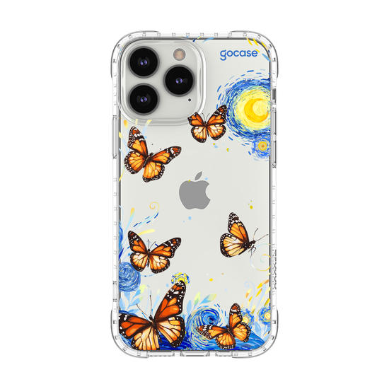 Capinha para celular  Van Gogh - Borboletas com Aquarela