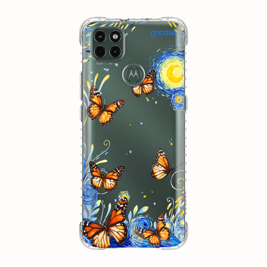 Capinha para celular  Van Gogh - Borboletas com Aquarela