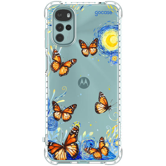 Capinha para celular  Van Gogh - Borboletas com Aquarela