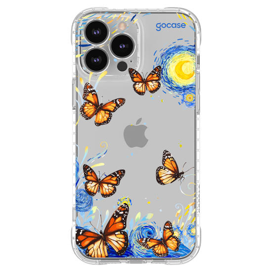 Capinha para celular  Van Gogh - Borboletas com Aquarela