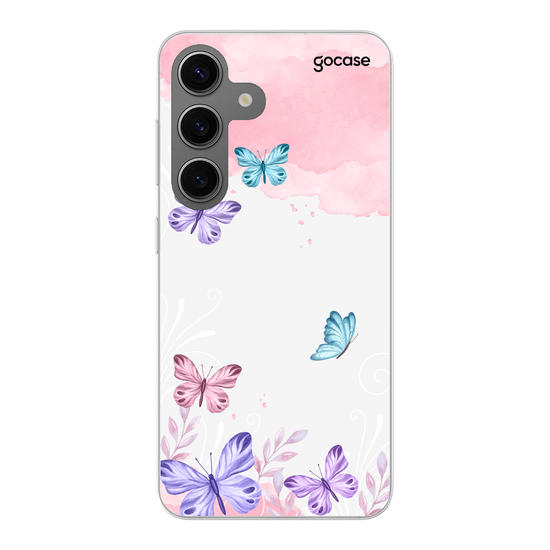 Cover Butterflies with Watercolor