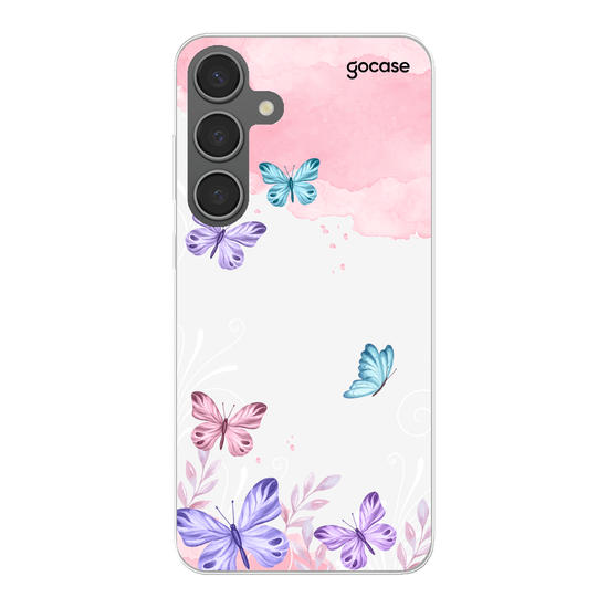 Butterflies with Watercolor Phone Case