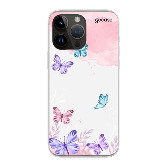 Butterflies with Watercolor Phone Case