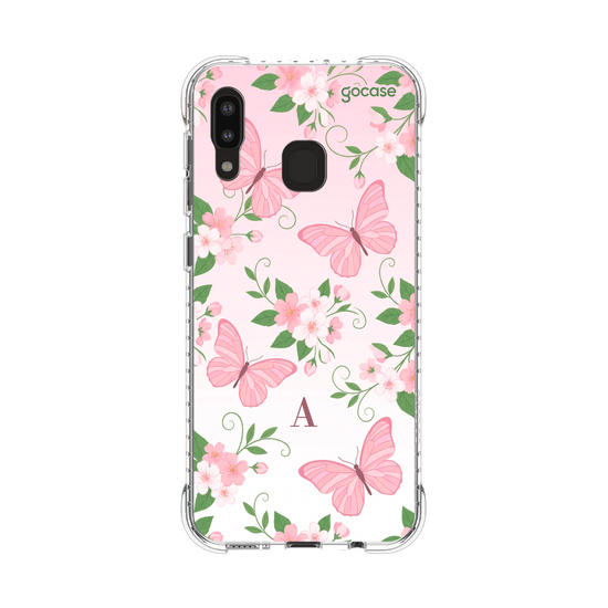 Capinha para celular  Borboletas cor de Rosa