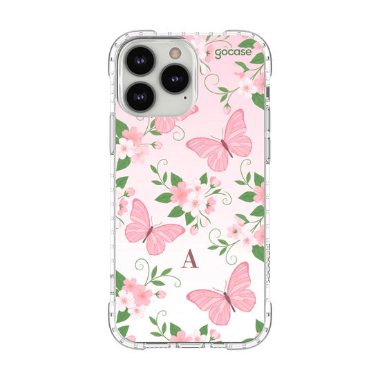 Capinha para celular  Borboletas cor de Rosa