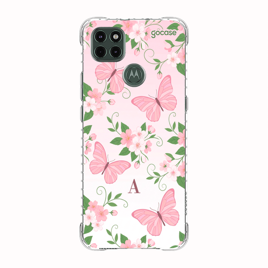 Capinha para celular  Borboletas cor de Rosa