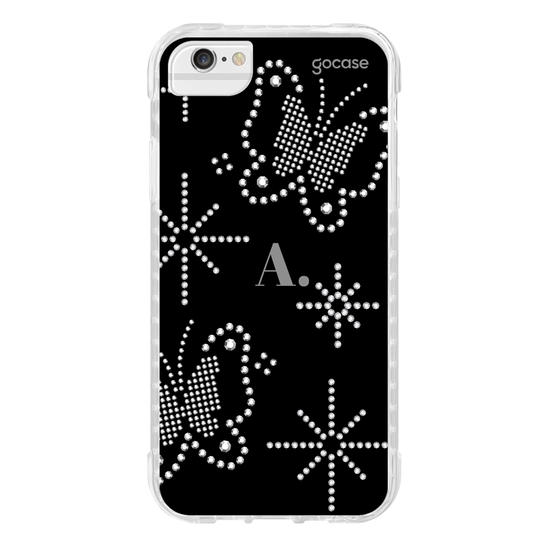 Capinha para celular  Borboletas de Strass