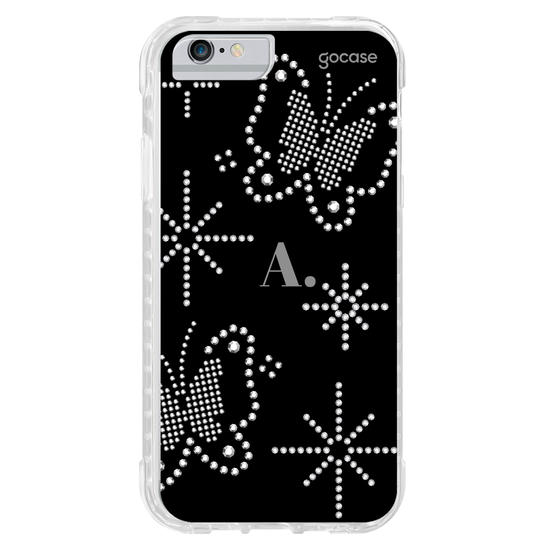 Capinha para celular  Borboletas de Strass
