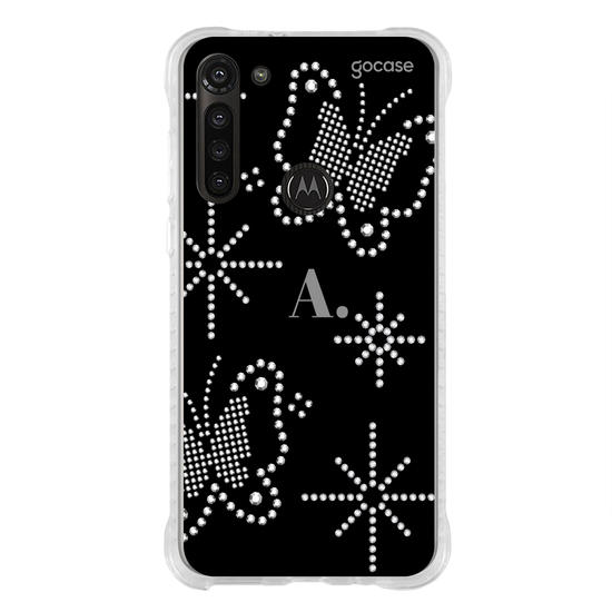 Capinha para celular  Borboletas de Strass