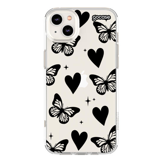 Capinha para celular  Borboletas e Corações