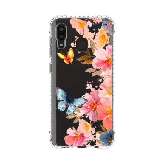 Capinha para celular  Borboletas e Flores