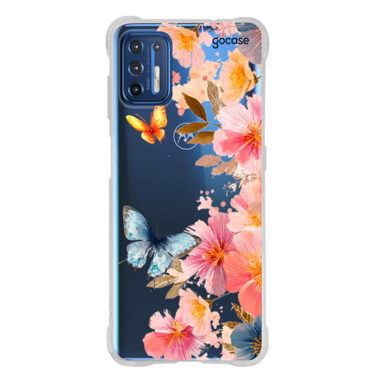 Capinha para celular  Borboletas e Flores