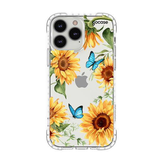 Capinha para celular Borboletas e Girassóis