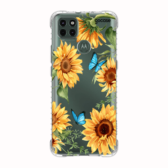 Capinha para celular Borboletas e Girassóis