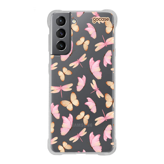 Capinha para celular  Borboletas e Libélulas