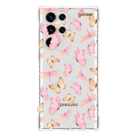 Capinha para celular  Borboletas e Libélulas