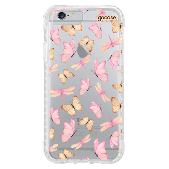 Capinha para celular  Borboletas e Libélulas