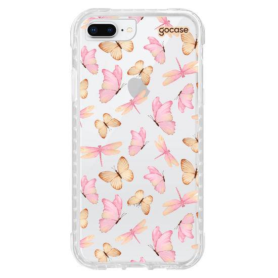Capinha para celular  Borboletas e Libélulas