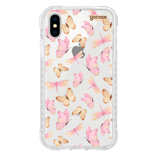 Capinha para celular  Borboletas e Libélulas