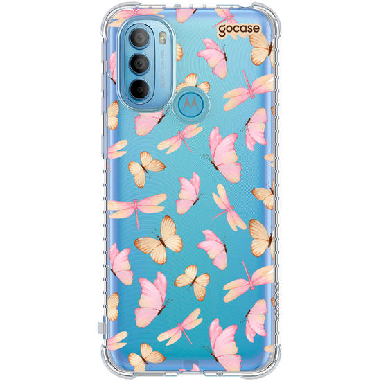 Capinha para celular  Borboletas e Libélulas