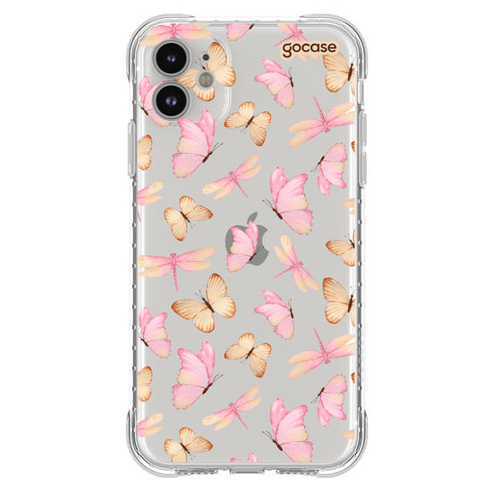 Capinha para celular  Borboletas e Libélulas