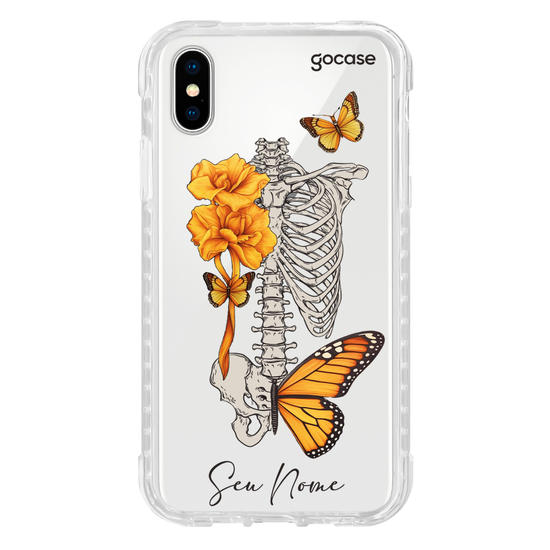 Capinha para celular Borboletas e Ossos