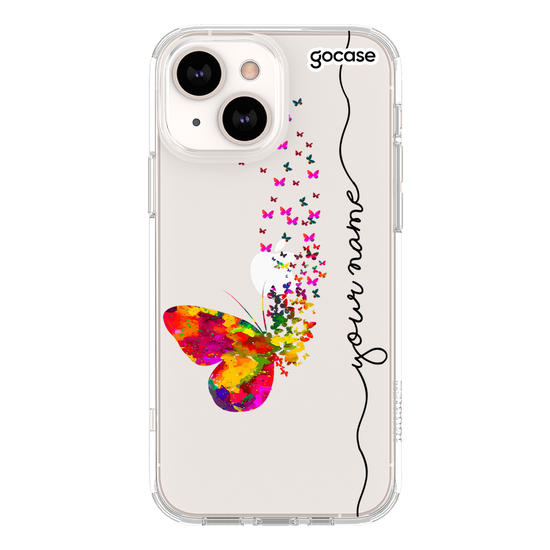 Floating Butterflies Handwritten Phone Case
