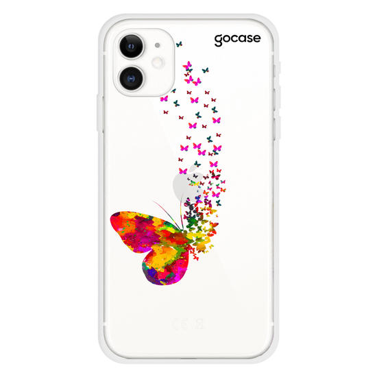 Floating Butterflies Handwritten Phone Case