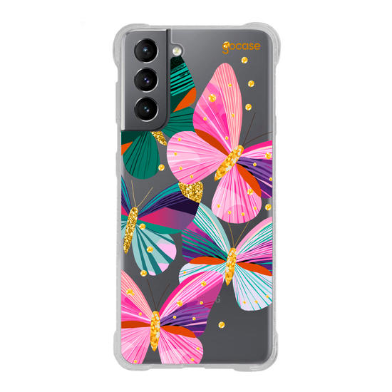 Capinha para celular  Borboletas Glam Capinha para celular  Borboletas Glam