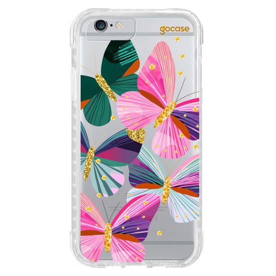 Capinha para celular  Borboletas Glam Capinha para celular  Borboletas Glam