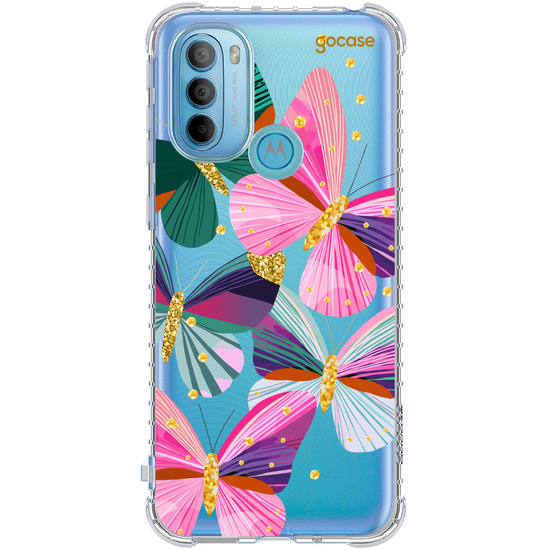 Capinha para celular  Borboletas Glam
