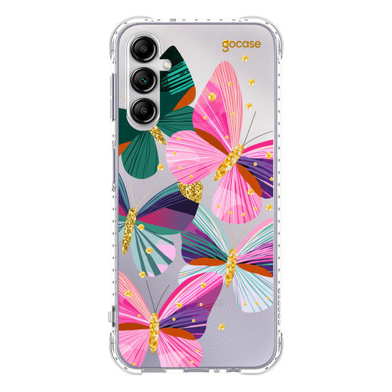 Capinha para celular  Borboletas Glam