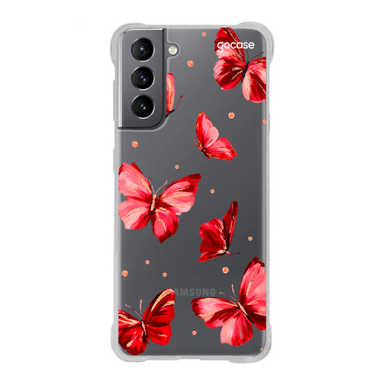 Capinha para celular  Borboletas Impressionistas