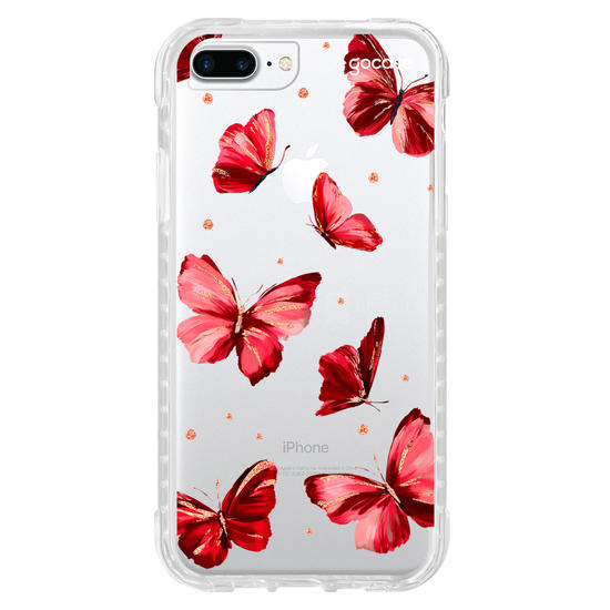 Capinha para celular  Borboletas Impressionistas