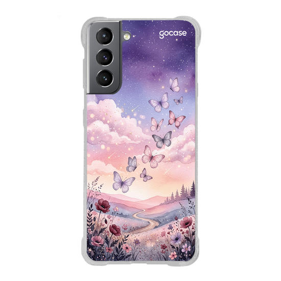 Capinha para celular  Borboletas Landscape