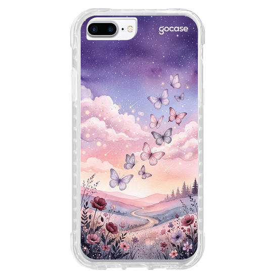 Capinha para celular  Borboletas Landscape