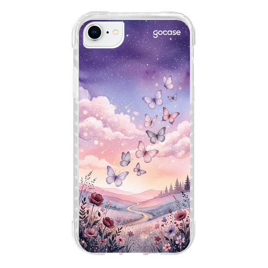 Capinha para celular  Borboletas Landscape